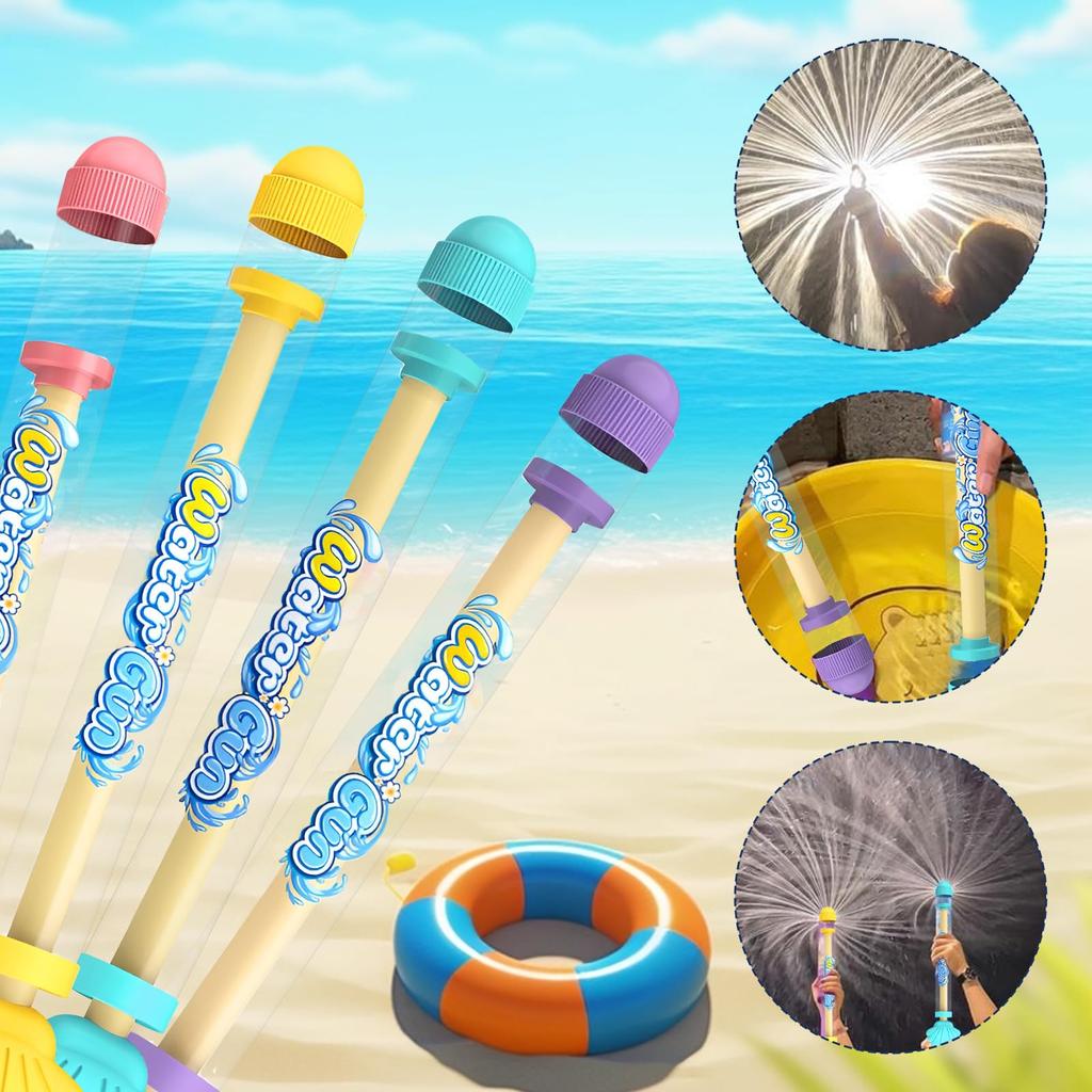 Water Water Water Fireworks Pressurized Water Large Water Romantic Summer Summer Water Fireworks Atmosphere 2 Pieces Fireworks, Gun, Toy, Gun, Pool,