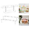 Acrylic Ice Cream Cone Holder Stand, Waffle Roll Sushi Display Stand, Cupcake Stand, Cupcake Baking Rack for Anniversaries