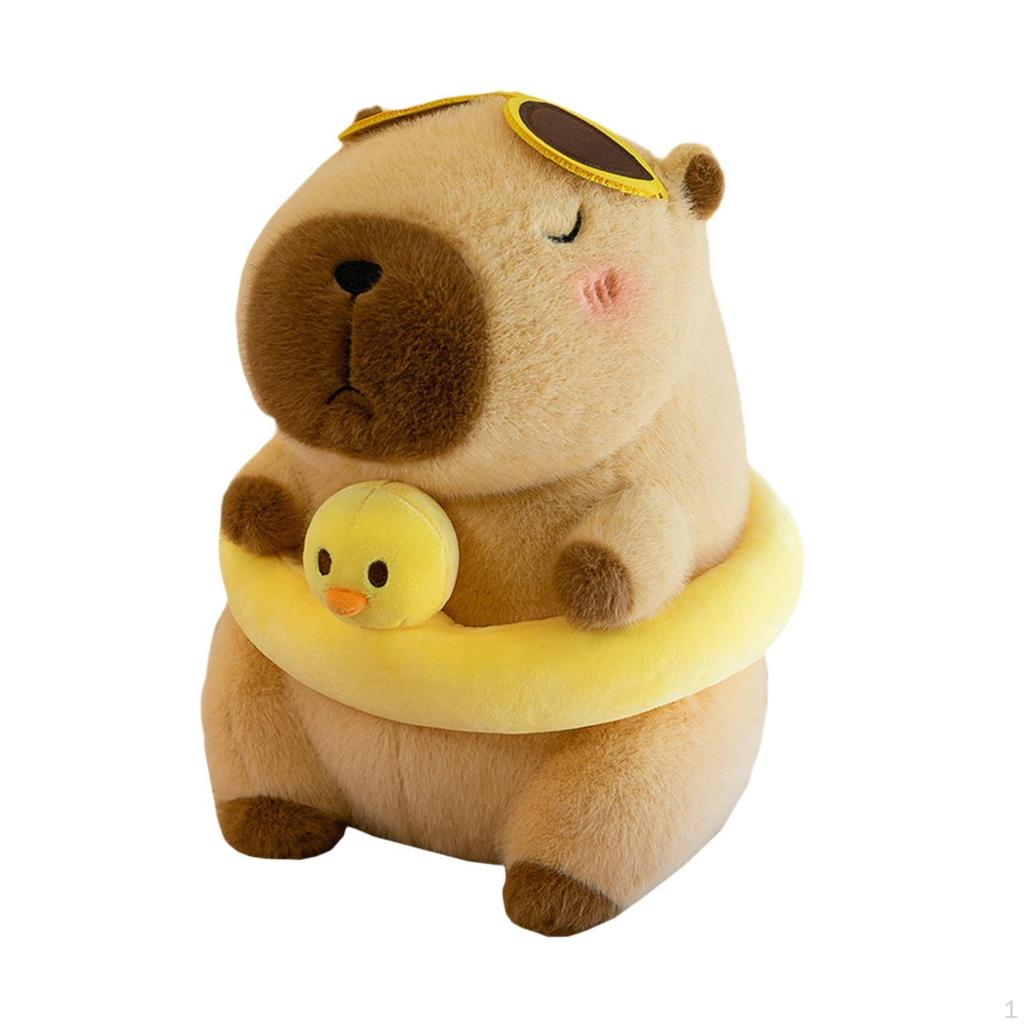 Adorable Capybara Plush Toy for Car Decor Gift All Ages