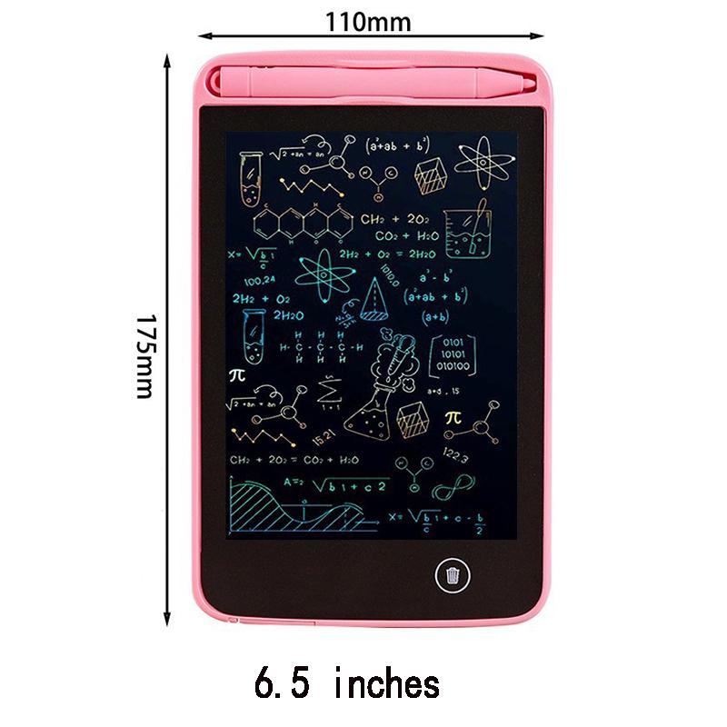 Lcd 6.5/8.5/10/12Inch Writing Tablet For KidsReusable Magic Drawing Board With StylusEco-Friendly Erasable Doodle Pad Toy Gift