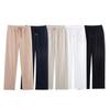 Kaslead New Women Clothes Western Style Blended Straight High Waist Casual Trousers 9929041 251