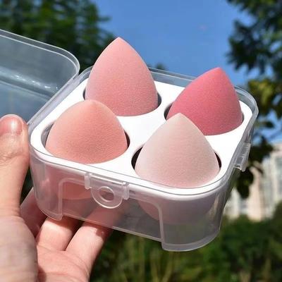 Lot de 4 éponges de maquillage, houppettes, éponges à fond de teint, accessoires de maquillage pour femmes, outils de beauté