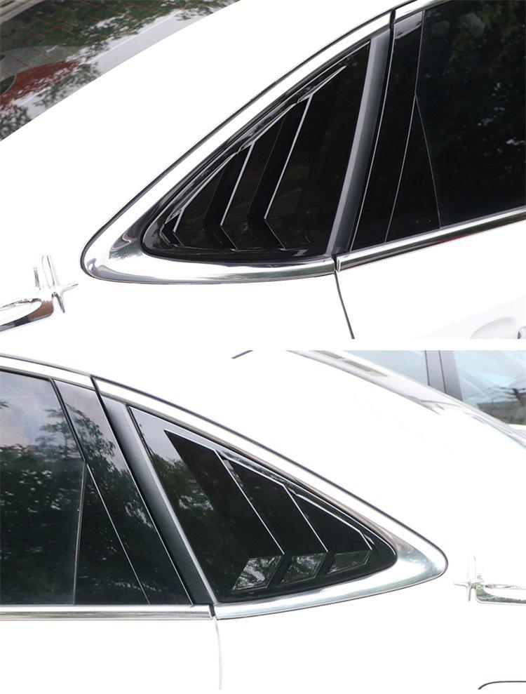 Kompatible Heckscheibenjalousien, Spoilerentlüftungen und dreieckige Fensterumbauten für Roewe i6/ei6/i6plus.