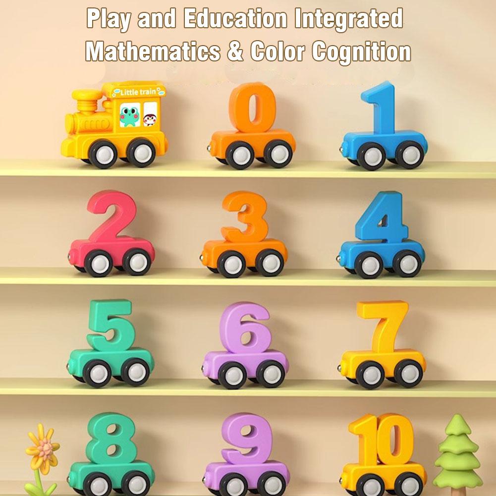 Magnetic Number Train Set Digital Learning Educational Toys Number Counting Color Sorting Preschool Learning Train Toy
