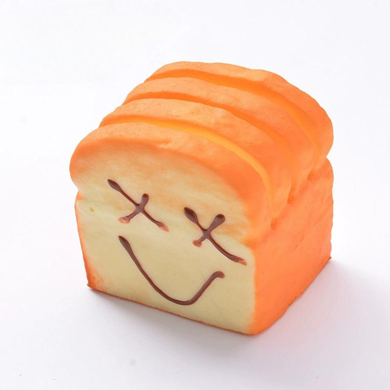 

Toast Bread Squishy Expression Card Cellphone Holder Hand Pillow Stress Reliever KTY