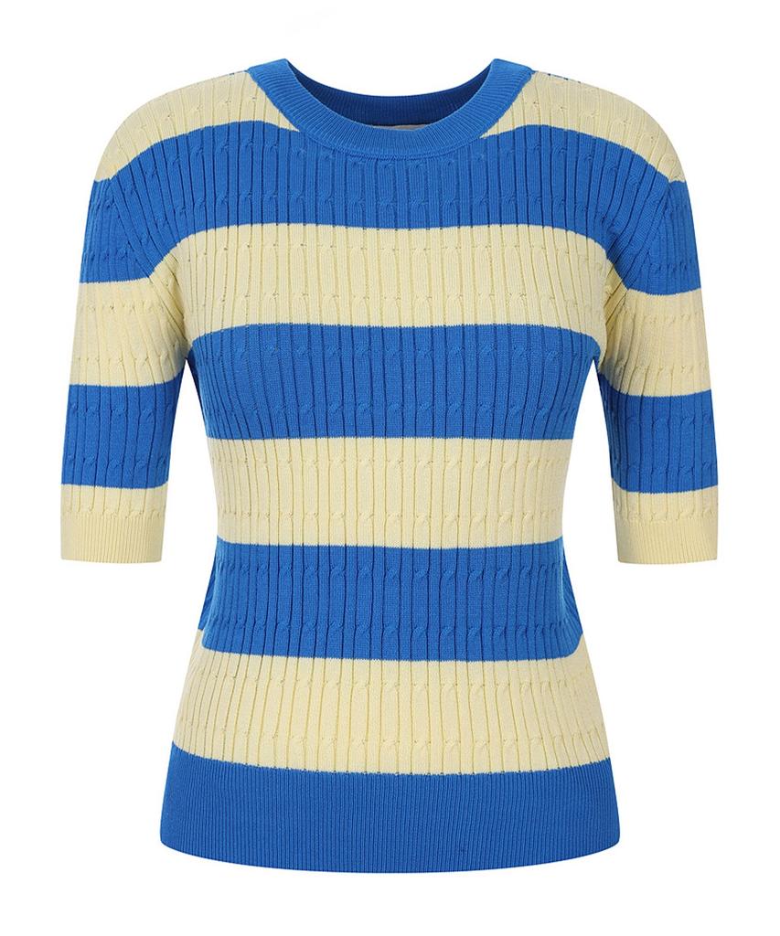 VANAKE Two-Tone Cable Knit_Vb44Ktq306Z