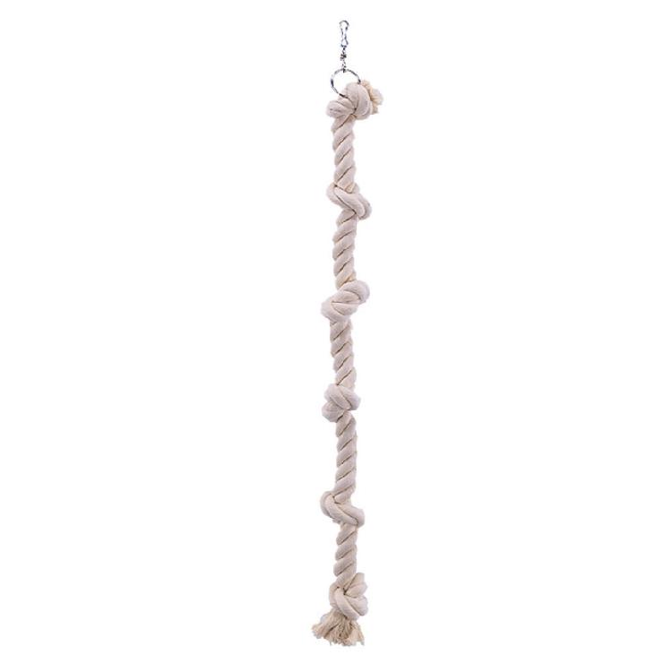 

Bird Cage Rope Swing Toy For Pet Bird Enrichment Using Pet Safe Component Cage Toy 1