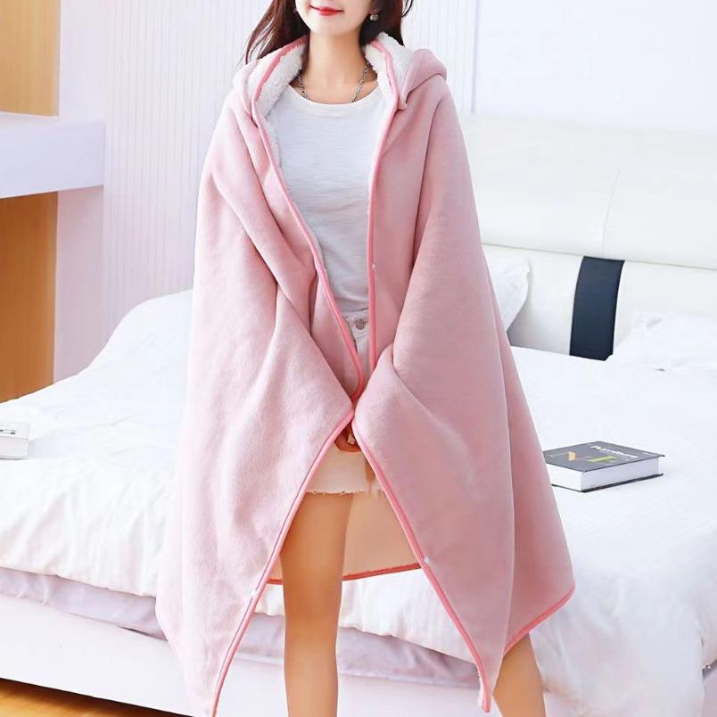 Manta Xale de Flanela Aconchegante para Crianças: Capa Quente para Sesta e Ar Condicionado para Outono/Inverno