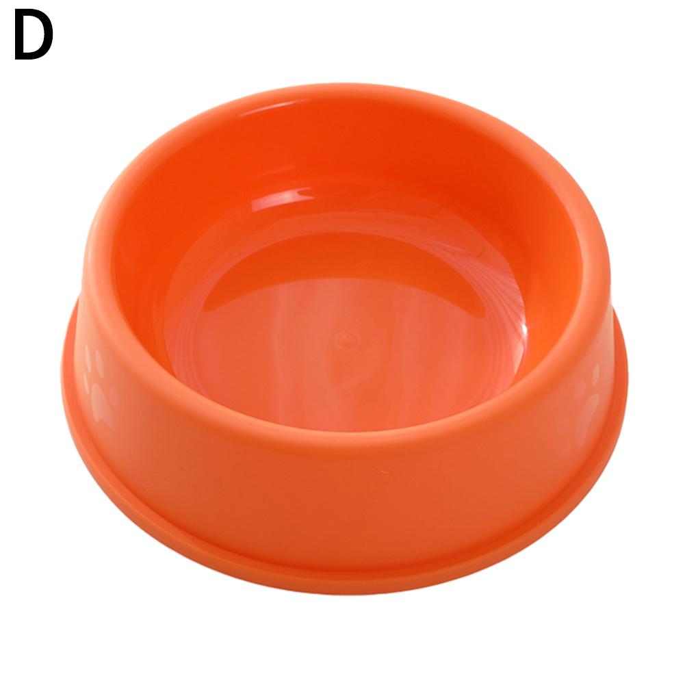 High Quality Solid Color Pet Bowl Candy Color Lightweight Plastic Single Bowl Dog Cat Pet Bowl Pet Feeding Bowl Set