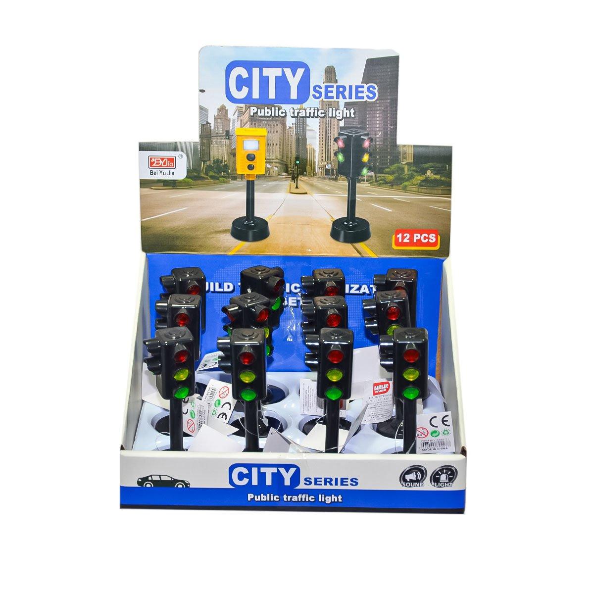 

5588-21 Displayde Işıklı Müzikli Trafik Işıkları - Birlik Toys