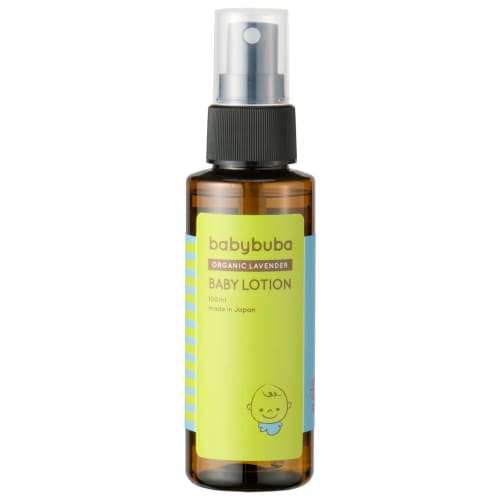 Babybuba Organic Baby Lotion, Moisturizing and Hydrating for Dry and Sensitive Skin, Spray Type, Baby Skincare for the Whole Body, Made In Japan, Safe