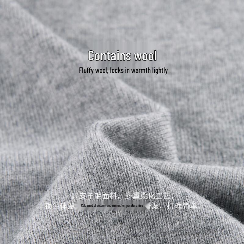 NVG·YOUNG Italian Wool Blend Crew Neck Sweater