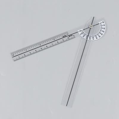 Cheap  Pvc Medical Protractor 180 Degree Angle Ruler Finger Ruler