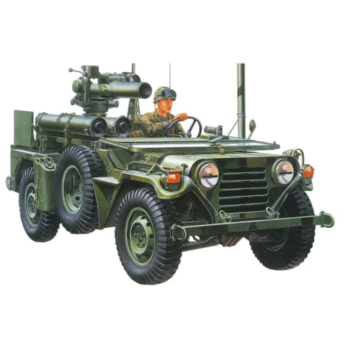 

Tamiya 1/35 Военная миниатюра Серия № 125 Армия США M151A2 Буксирная ракетная установка, оснащенная пластиковой моделью 35125
