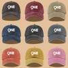 Printed Baseball Cap Fashionable Street Style Peaked Cap Unisex Adjustable Sun Hat