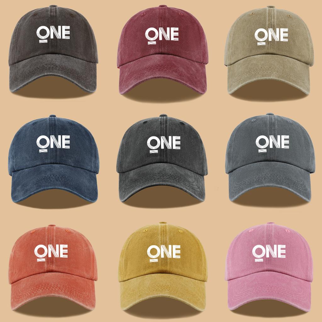 Printed Baseball Cap Fashionable Street Style Peaked Cap Unisex Adjustable Sun Hat