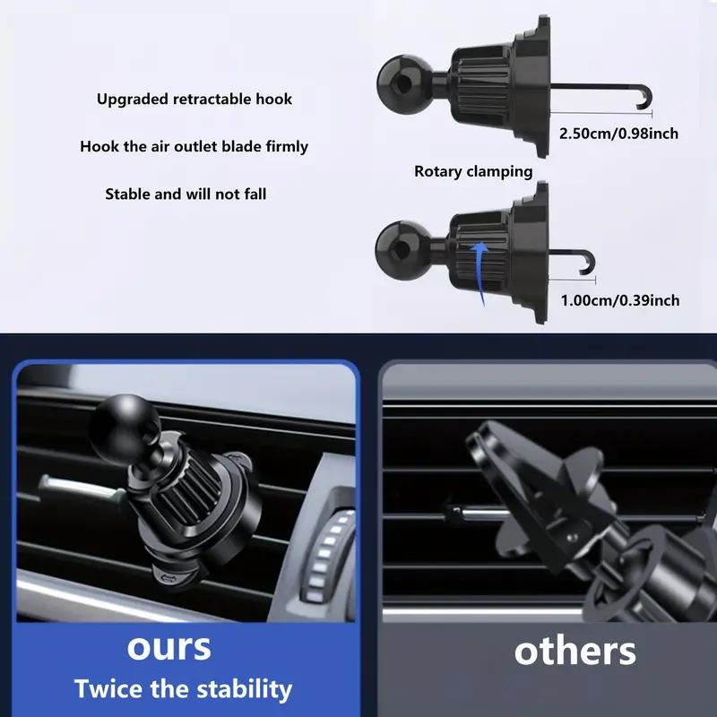 Car Wireless Charger Air Vent Car Phone Holder Mount Fast Charging Station Car Bracket Auto Clamping for iPhone Samsung Xiaomi