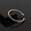 European and American jewelry, brass embossed open bracelet, personalized versatile bracelet retro trend