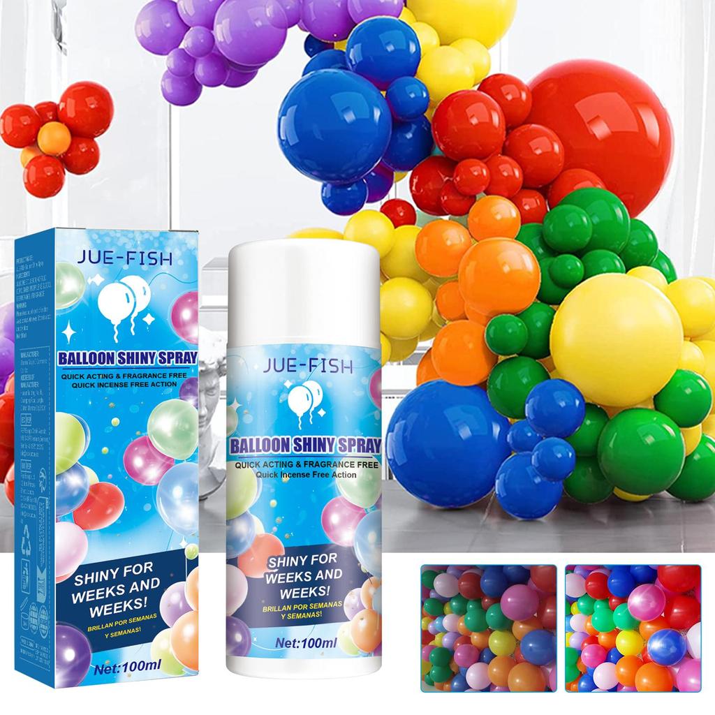 Balloon Shiny Spray Anti Fading Restore Atmosphere Brightener Balloon Enhance Ballon Decoration Spray Gloss