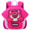 New Disney Strawberry Bear Series Neoprene With PU Small Kids' Bag Backpack Kids' Pink/Blue B20124-L