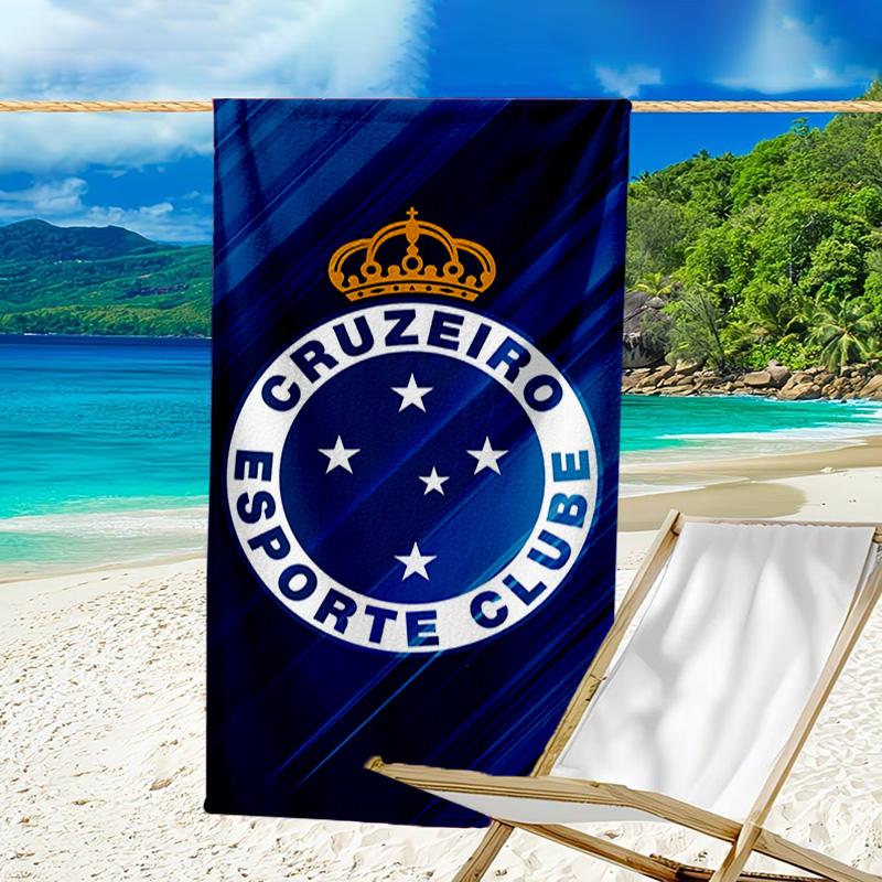 Fc Emblem Printed Beach Towel, Super Soft Microfiber, Perfect Gift Birthday, for Pool, Beach, Travel, for family and friends