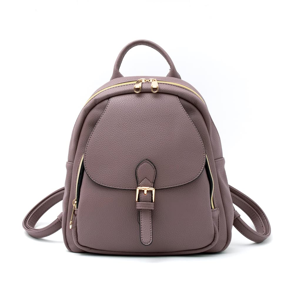 VITAFELICE Women's Flap Mini Backpack (sby2122p) (Smoke Pink)