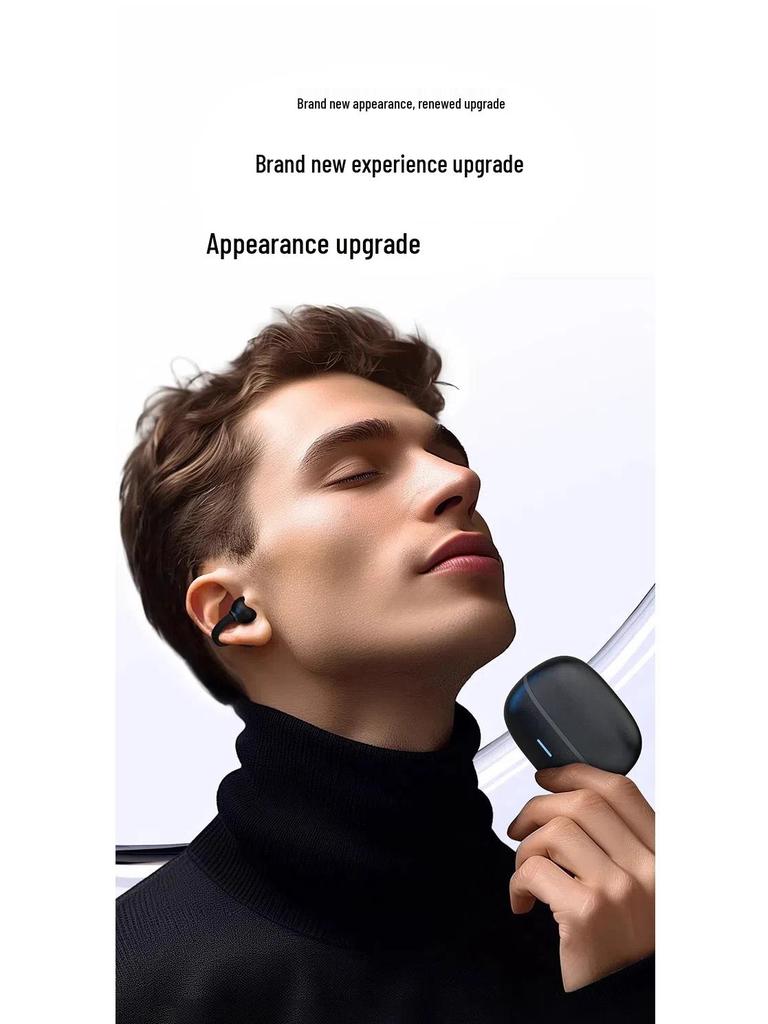 D04 Clip-on Long-Lasting Wireless In-Ear Headphones with Digital Display