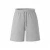 Terry Heavy Cotton Shorts Men's Summer Wear Loose Casual Sports Pants Japanese Solid Color Five Point Pants