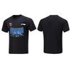 Li Ning T Shirts Unisex Black Crew Neck AHSVE61-1T