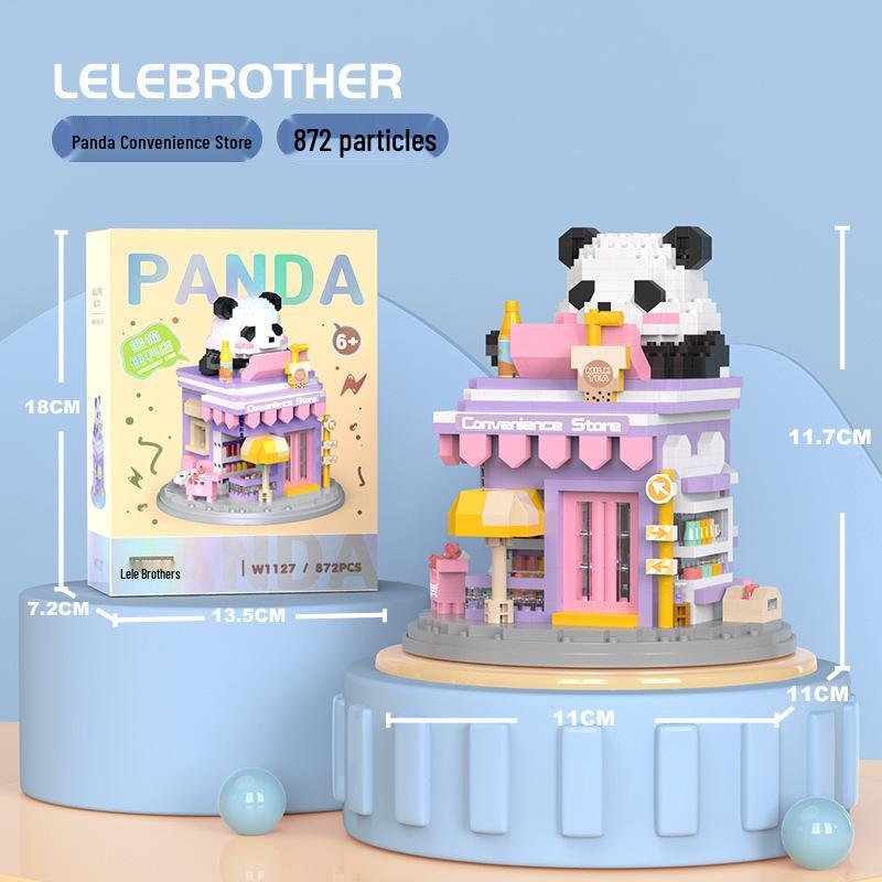 Panda Building Blocks - Girl's Birthday Gift | Educational Assembled Toy | Compatible with Lego