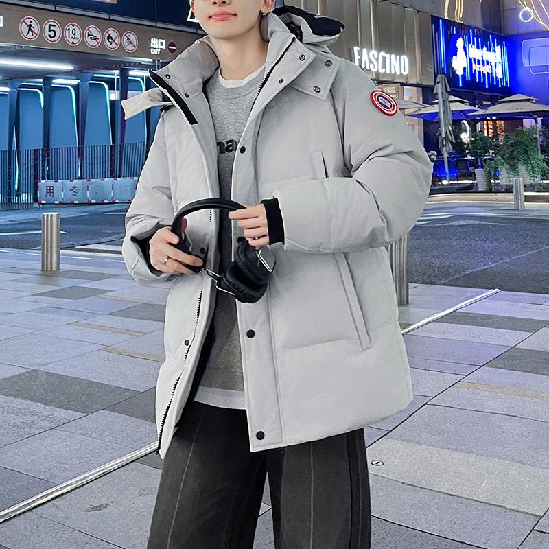 

Повседневная куртка с капюшоном для пары с утолщенным теплым гусиным пухом Pakra XXXXL