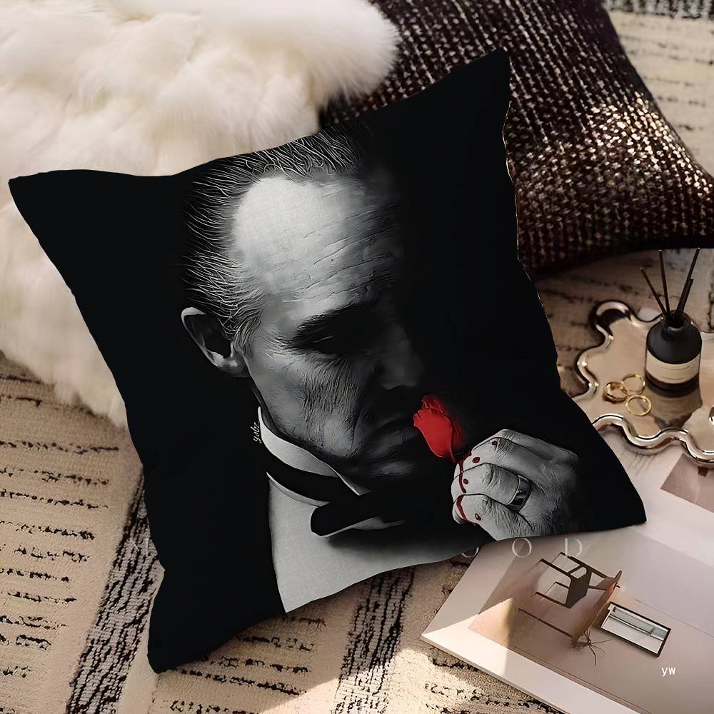 Classic Movie The Godfather Pillow Cover Design Cushion Cover Decor Holiday Decorati