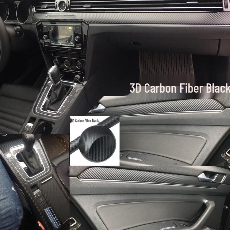 20-21 Magotan Interior Carbon Fiber Trim Kit: Center Console, Gear Shift & Door Panel