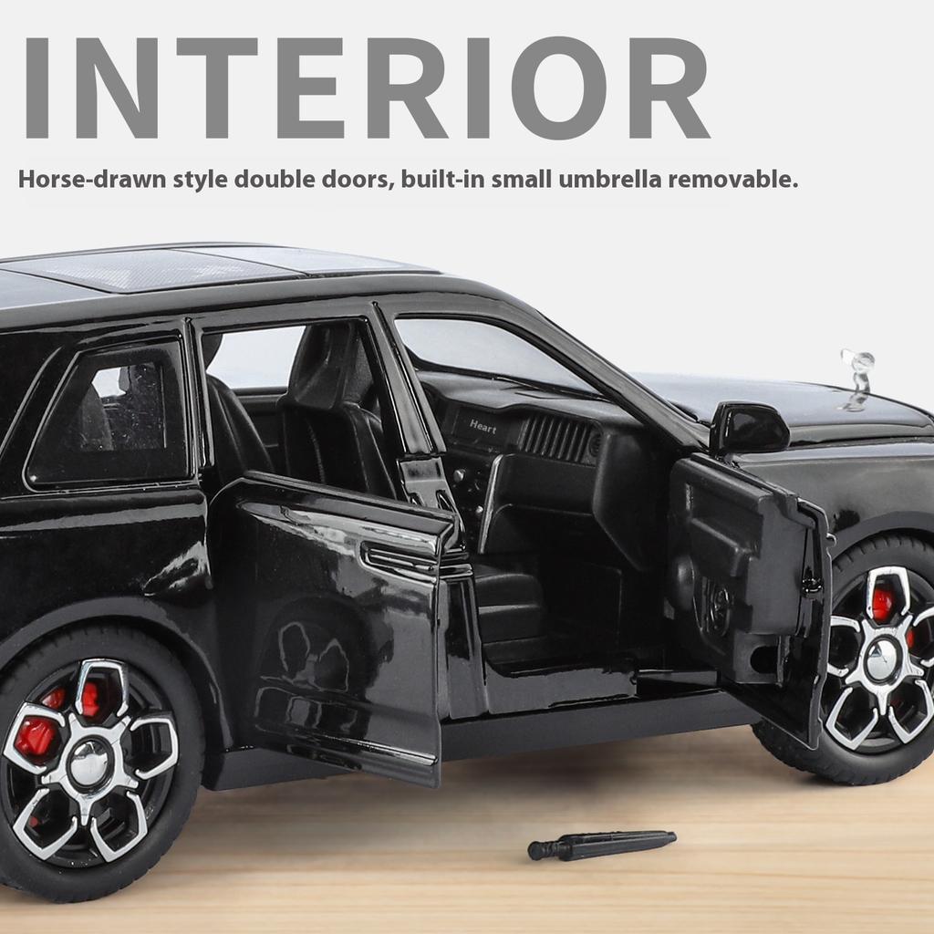 1/32 Rolls-Royce Cullinan Alloy Model, Exquisite Desktop Ornament, The Best Collectible for Car Model Enthusiasts, Halloween Gift