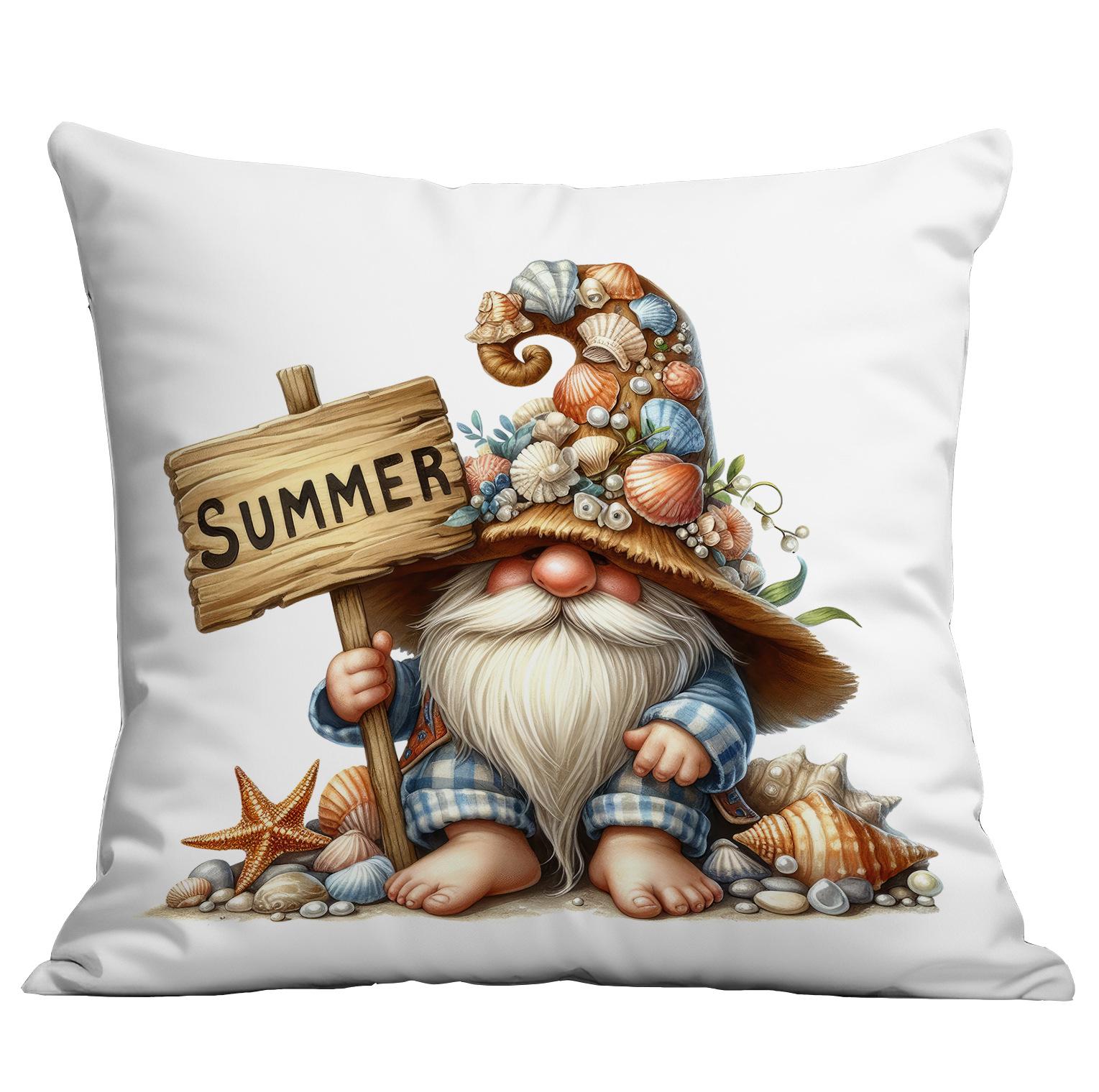 

New Summer Shell Elf Elf Pillow Case Home Sofa Cushion Pillow Case Decoration 45 * 45Cm