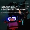 1PC Motorcycle LED Grid Tail Lamp Dynamic Flash Rear Light Motorcycle Signal Lights Integration Tail Lamp 12V Waterproof