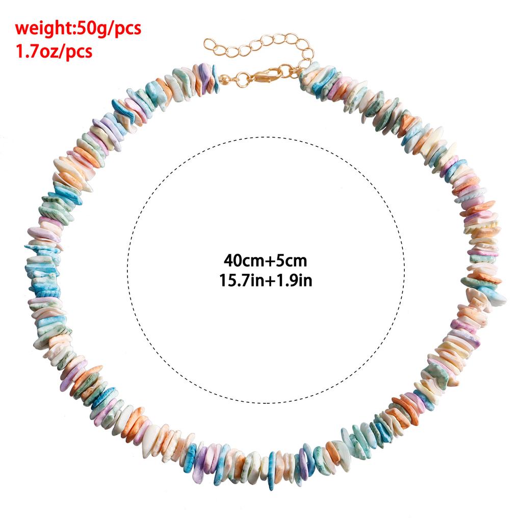 Accessories, Natural Broken Shell Necklace, Personalized Hand-Worn Irregular Shell Collarbone Chain