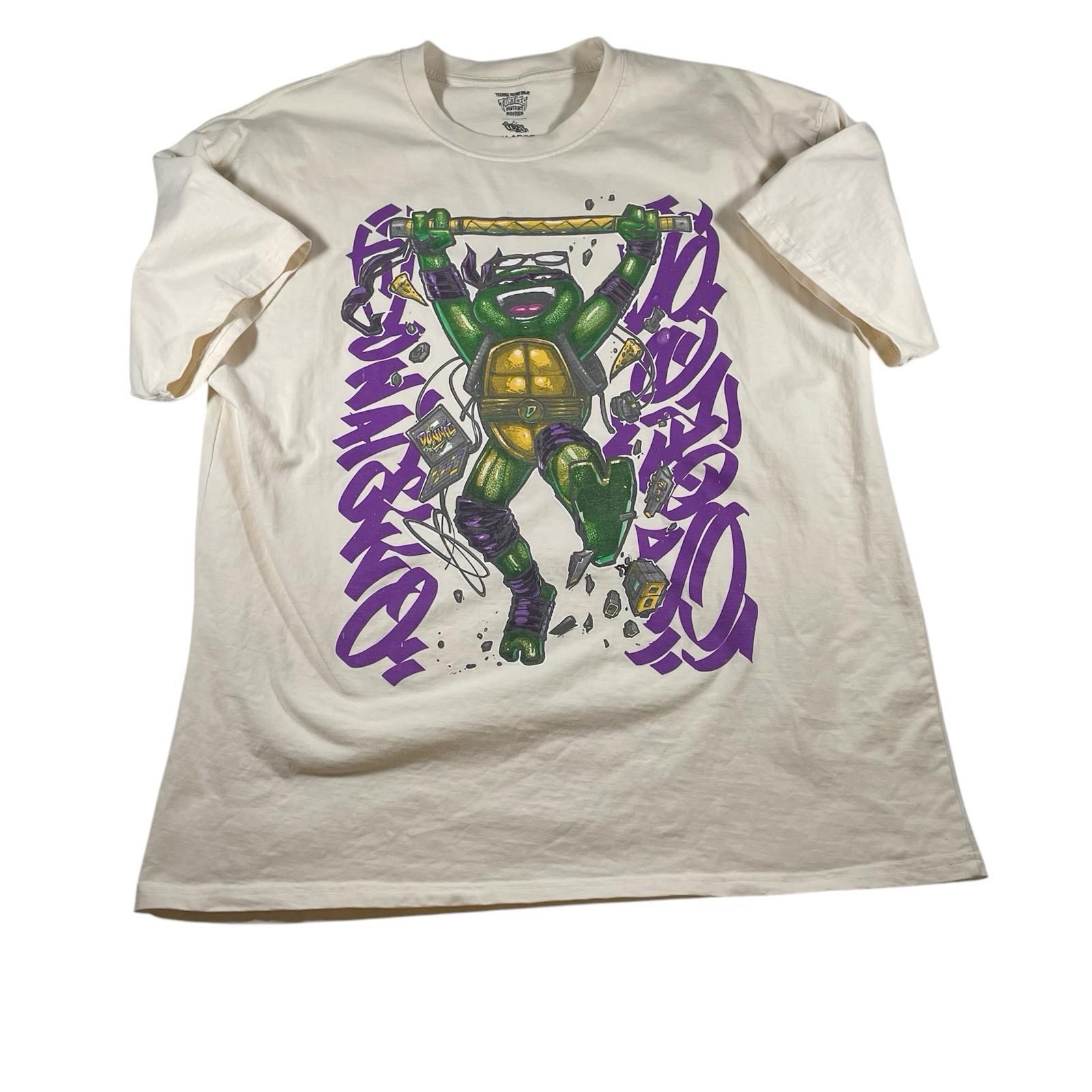 TMNT X Goat Crew T XL Mutant Mayhem Donatello Teenage Mutant Ninja Turtles Unisex T-Shirt L
