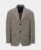 Coor Glen Check Wool Oversized Blazer (Beige Glen Check)