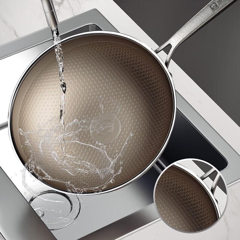 KOBACH 32cm Titanium Honeycomb Non-Stick Wok