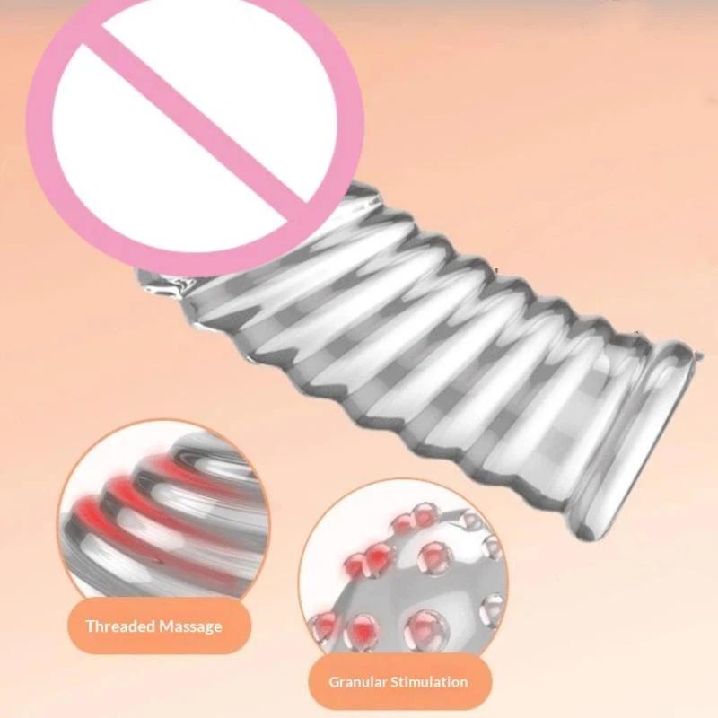 G Point Stimulation Finger Sleeves Clitoris Massage Sex Toys For Women Penis Rings Sex Delay Couples Games Delay Reusable Condom