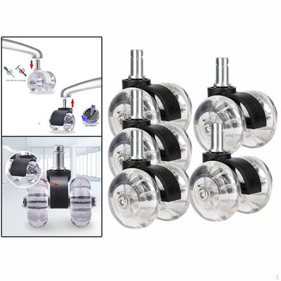 5 Stück No Noise Degree Rotation Replacement Casters Computer Wheel for Caster Wheels