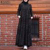 2025 Women's Middle Eastern Floral Vintage Cotton Linen Dress