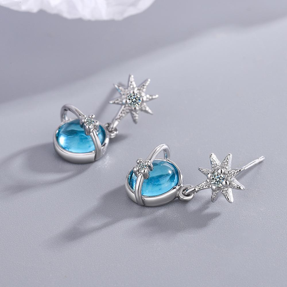 New 925 Sterling Silver Heart Stud Earrings For Women High Quality Exquisite Student Girlfriend Jewelry Accessories Heart GiftGood Product