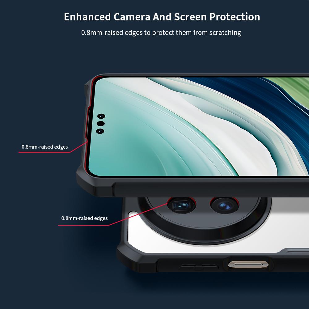 XUNDD Für Huawei Mate 70 Hülle Sturzsichere TPU+Acryl Klare Rückseite Handyhülle