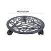 Vassoio Sottovaso Supporto per Piante Pallet Staffa Robusta per Piante Fioriera Portafiori Carrello per Fioriere Supporto Mobile per Balcone Giardino