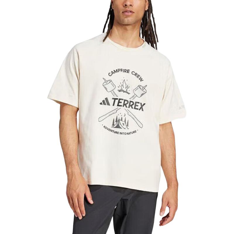 Adidas Terre SS25 T Shirt Men's Ecru JI8317