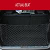 Tear Resistant Automotive Cargo Organizer Breathable Trunk Net With Antislip Hook Attachments Small Item Containment