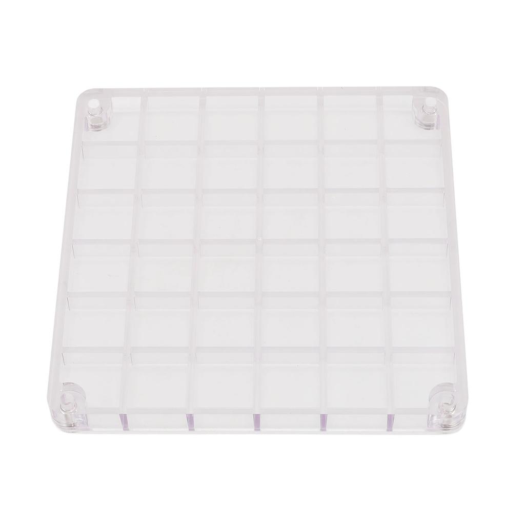 Acrylic Magnetic Seashell Display Box Clear 36 Grids Decorative Storage Case Organizer Container