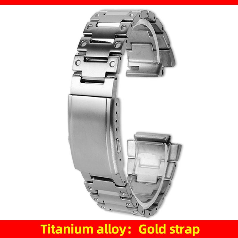 DW5600 Mod Kit Titanium case+strap For Casio G-SHOCK DW-5600 GW-B5600 GW-M5610 modification Lightweight Metal Bezel watch band